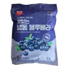 CJ프레시웨이 이츠웰 맛있는 냉동 블루베리, 1개, 1kg