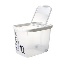 락앤락 쌀통 10kg + 계량컵 + 제습제, 반투명, 1세트