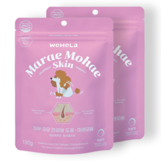 마래모해 강아지 피부 영양제 피부병 곰팡이성 피부염 아토피 발습진, 81정, 피부/피모, 2개