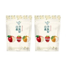 에코맘의산골이유식 산골 과일참 통째로 과일칩, 10g, 2개