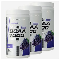 와이즐리 오리지널 BCAA 7000 대용량, 3개, 800g