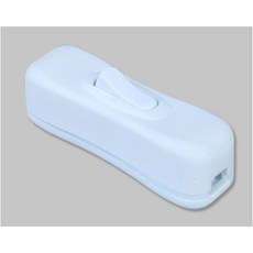 AI電子 線上開關 適用於檯燈床頭燈, 白色, 1個