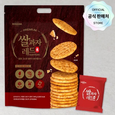 프리미엄 쌀과자 스낵 레드 대용량 지 (총 ), 1개, 346g