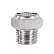 8인치 4인치 8인치 2인치 BSP 공압 머플러 커넥터 스테인리스 피팅 1인치 4인치 수나사 304 스틸 에어, 1I2, BSPT