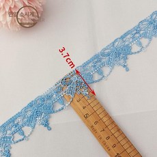 다채로운 레이스 리본 체인 DIY 허리끈 매듭끈 악세서리, 1개, 023-8 1 다중 91cm 연속