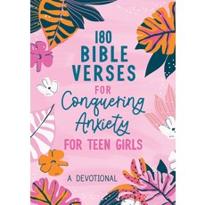(영문도서)180 Bible Verses for Conquering Anxiety for Teen Girls: A Devotional Paperback, Barbour Young Adult, English, 9798891512566