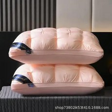 성급 호텔 빵 모양 목 지지 베개 깃털 물 처짐 방지 베강아지 텍스타일 낮잠
