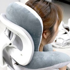 고급목베개 목쿠션 그레이 기내목베개 다용도목베개, 없음