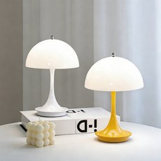 MOYa 마카롱 인테리어 무선 테이블용 스탠드, 화이트