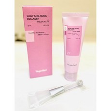 (한정판 물량) 비건이펙트 슬로우 앤 에이징 저분자 콜라겐팩 바르는콜라겐 쫀쫀모공케어, 1개입, 3개