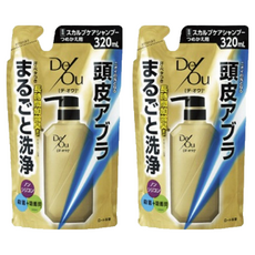 ROHTO 樂敦 DeOu 頭皮護理洗髮精 補充包, 2個, 320ml