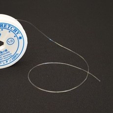 악세사리부자재 팔찌만들기재료 DIY부자재 투명 우레탄줄 1.0mmx5m, 본상품