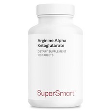 Supersmart - 아르기닌 알파 케토글루타레이트(AAKG) 1회 제공량당 12g - 아미노산 부스트 면역 체계 - 건강한 심혈관 시스템 및 근육량 지원 | GMO 프리 및, Supersmart - 아르기닌 알파 케토글루타레이트(, 100정