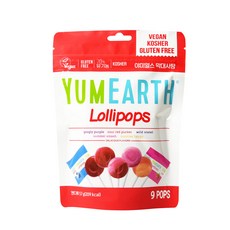 야미얼스 막대사탕 파우치팩, 혼합맛(망고/포도/블루베리/딸기/석류), 57g, 1개