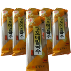 미소담 쫄깃한 구포 메밀국수 메밀면 소면 모밀 막국수 500g 6봉, 6개