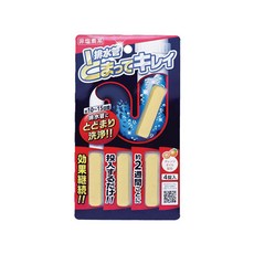 AIMEDIA 艾美迪亞 排水管清潔錠 排水孔洗淨條 柑橘油添加 2-4週長效型 4錠入, 1個