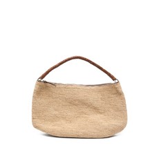 이벨리브 지퍼 우븐 비치 백