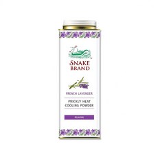 泰國Snake Brand蛇牌-清涼降溫消暑乾爽吸濕淨味留香爽身粉280g/罐-紫色薰衣草, 280g, 1個
