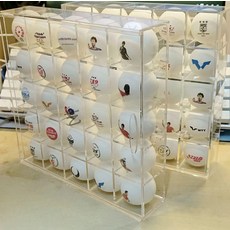 아크릴 골프공 전시 케이스 투명 진열함 벽걸이형 보관함 맞춤 사이즈