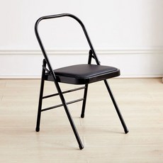 홈트 필라테스 운동기구 요가 접이식 체어 의자 간이, 블랙 요가 1.5 더블 바, 1개