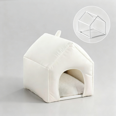 아고망스 반려동물 쿠션 하우스, 1개, 하우스+내부 파이프