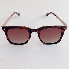 ROAV ASGARD OS004 鏡腳:金 鏡框:深琥珀 鏡片:漸層茶 折疊太陽眼鏡 偏光墨鏡 抗紫外線 抗UV, 1個