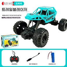 MILLANDA RC 오프로드 하이클라이밍 충전리모콘자동차 어린이 장난감, 1개, 오프로드 그린 1개, 오프로드 그린