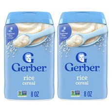 거버 아기용 시리얼 1st Foods 쌀 8 oz(227 g), 227g, 2개
