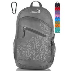 Outlander 초경량 짐 싸기 좋은 방수 백팩 여행 하이킹 캠핑 아웃도어 편리하고 접히는 데이팩 102474, 33L