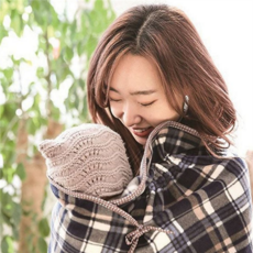 무릎 담요 사무실 학생 수면 어깨 담요 치마 휴대용 포대기 준비물 어린이 플리스 아기띠 카시트 다용도