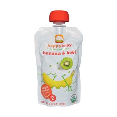 Happy Baby 심플 콤보 어린이 스무디 113g, 바나나 & 키위(Banana & Kiwi), 1개, 99g