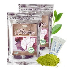 로얄헤나 헤나 100% 염색 가루 인도직수입 100g 2개입, 다크브라운+다크브라운, 1세트