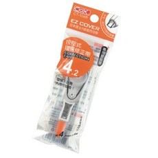 COX三燕 按壓式環保修正內帶(CT-104r/CT-105r/CT-106r)，多種規格可選，替換內帶設計，書寫流暢不刮紙, 1個