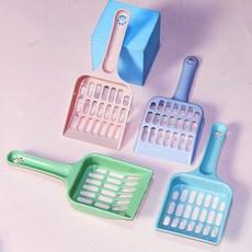 고양이 모래삽 화장실 똥삽 배변 스쿱 벤토 두부모래용 집사 필수템, 핑크