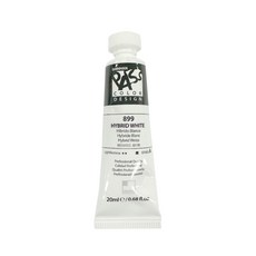 혜명몰 신한 패스컬러물감 낱색 A 20ml 899 하이브리드 화이트 - 개 (1개입) 화방용품 튜브형물감 포스터컬러 전문가용물감 미술재료