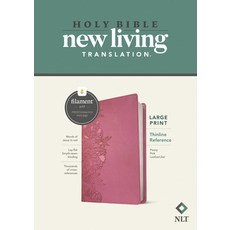 NLT Large Print Thinline Reference Bible Filament Enabled Edition (Red Letter Leatherlike Peony P... Imitation Leather, Tyndale House Publishers, English, 9781496459152