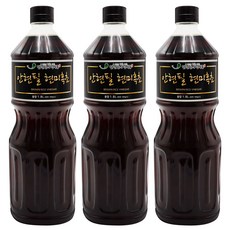 안현필 현미흑초 1.8L 100% 천연발효식초 현미식초, 3개
