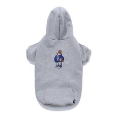 국내매장제품 예일 강아지옷 예일 애완의류 엠브로이더리 유니버시티 댄 도기 후드 그레이 323953