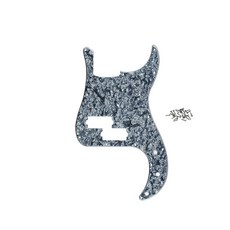 로지로 13홀 P 베이스 스타일 픽가드 PB 스크래치 플레이트 4현 정밀 모던 그레이 펄