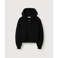 MOOD INSIDE WOMAN woman 워셔블 니쥬 크롭 후드집업 니트_Black 236311