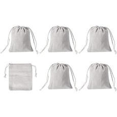파티킬 5x4 동전 자루 가방 6Pcs 은행 입금 변경 트랜짓 캔버스 머니 백 드로스트링 선물 스타일 1 흰색, 5"x4", White