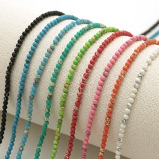 [엔비즈] 킹스톤 미니 라운드 2mm 비즈공예 원석 반지 팔찌 목걸이 재료