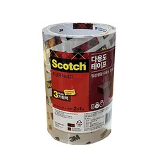 3M 포장용테이프 3625C 2+1 투명 클리어 48mm 25m 포장용, 단품