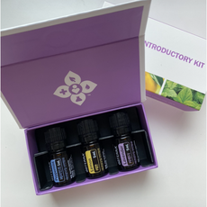 도테라 인트로 키트 3종 아로마 오일 (라벤더 레몬 페퍼민트 각 5ml) 식용, 1개