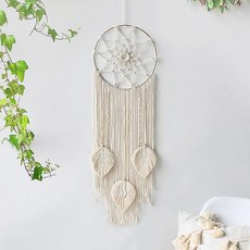 보헤미안 드림 캐처 벽걸이 홈 파티 웨딩 장식 생명나무 큰 마크라메, [00] Circle, [00] 1PC
