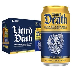 Liquid Death 아이스티 Dead Billionaire, 12개, 355ml