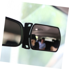 백미러룸미러 차량용 거울 화장실 인테리어 스탠드 조정 가능 안전 깨끗한 반사, 1개, 상세페이지 참조