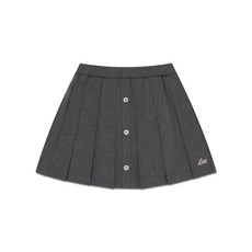 LEE KIDS 플리츠 레귤러핏 미니 스커트 차콜 LK2403SR70CH 429776