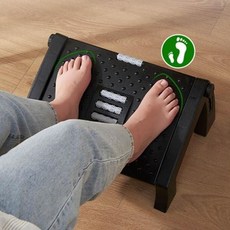 피로감소 지압 책상밑 학생 사무실 높이조절 발받침대 17675pc 1(ea), ONE-SIZE