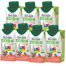 파스퇴르 킨더밀쉬 액상분유 1단계 200ml, 7개